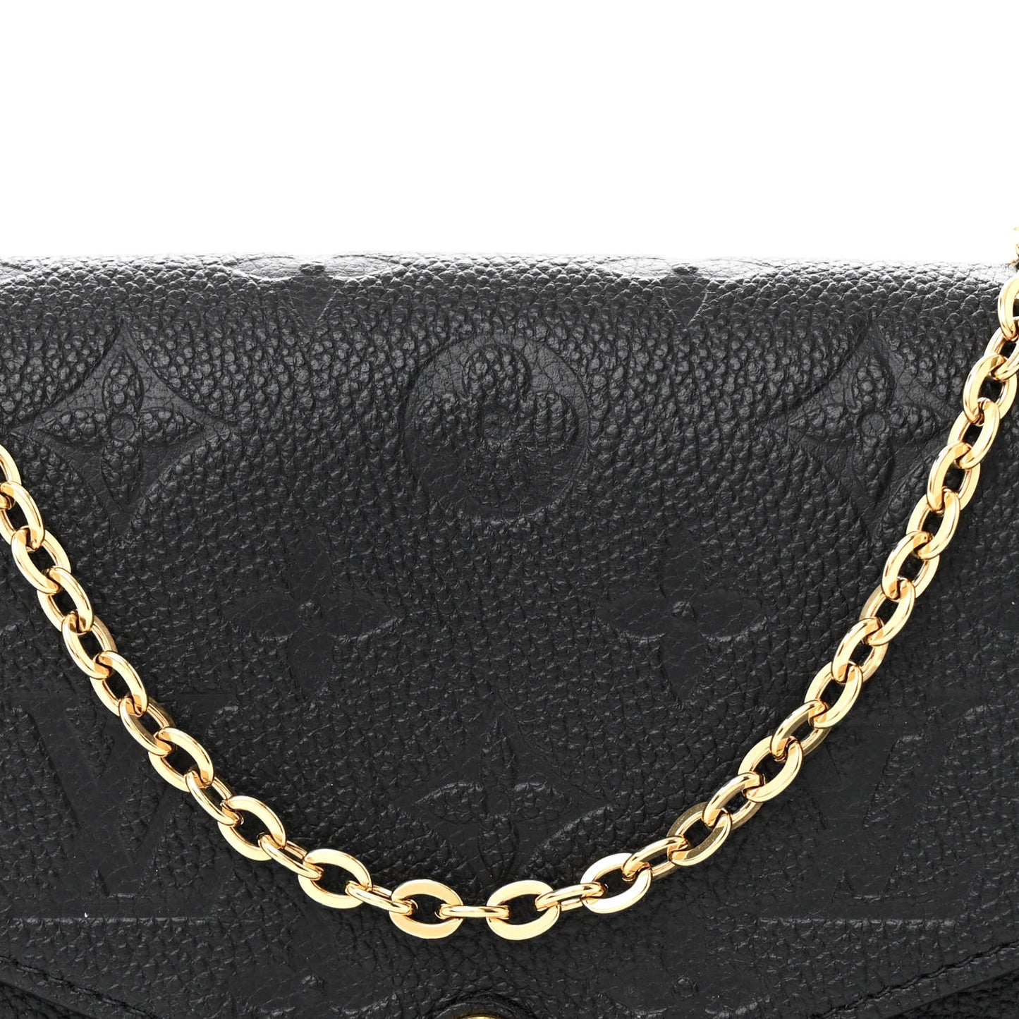 Empreinte Pochette Felicie Chain Wallet Black