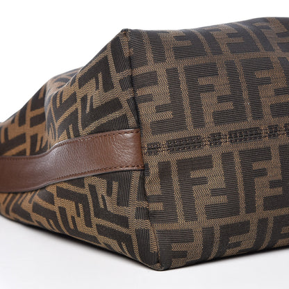 Fendi Zucca Vitello Artic Small Hobo Tobacco Castagna 8 of 9