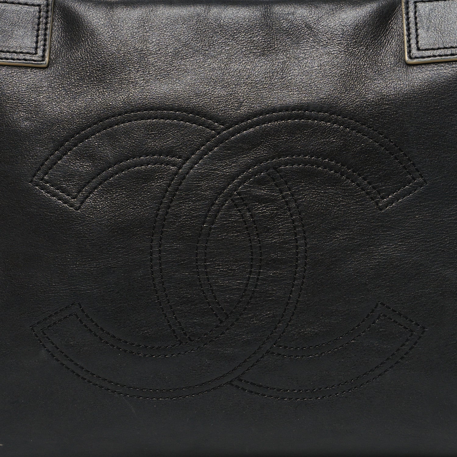 Chanel Lambskin Edgy XL Tote Black 8 of 17