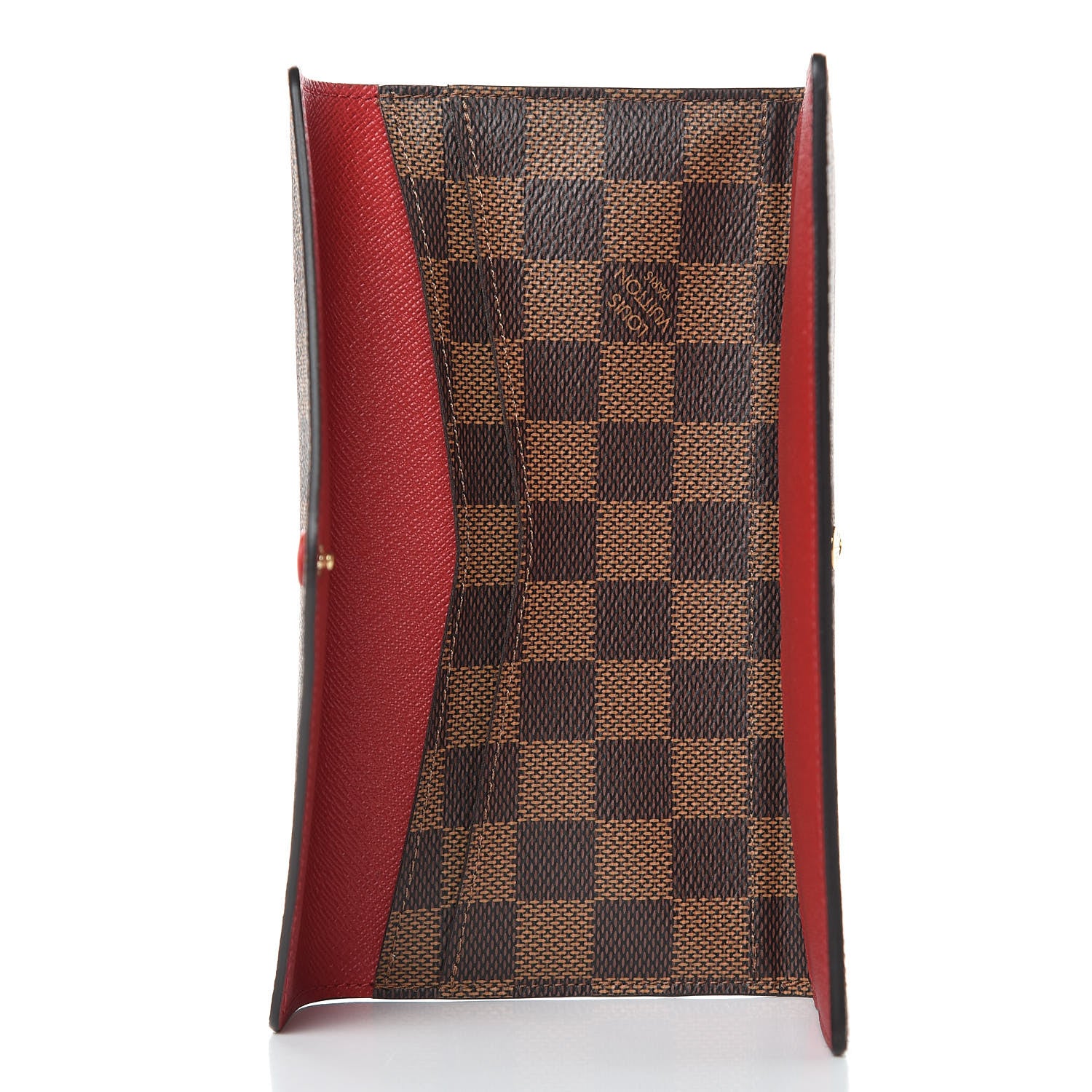 Louis Vuitton Damier Ebene Josephine Wallet Red 5 of 9