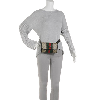 Gucci Monogram Web Belt Bag Ebony 2 of 7