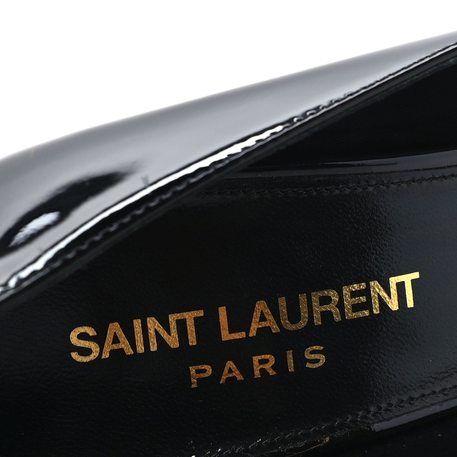 Saint Laurent Patent Opyum 85 Pumps Black 36 Black 8 of 10