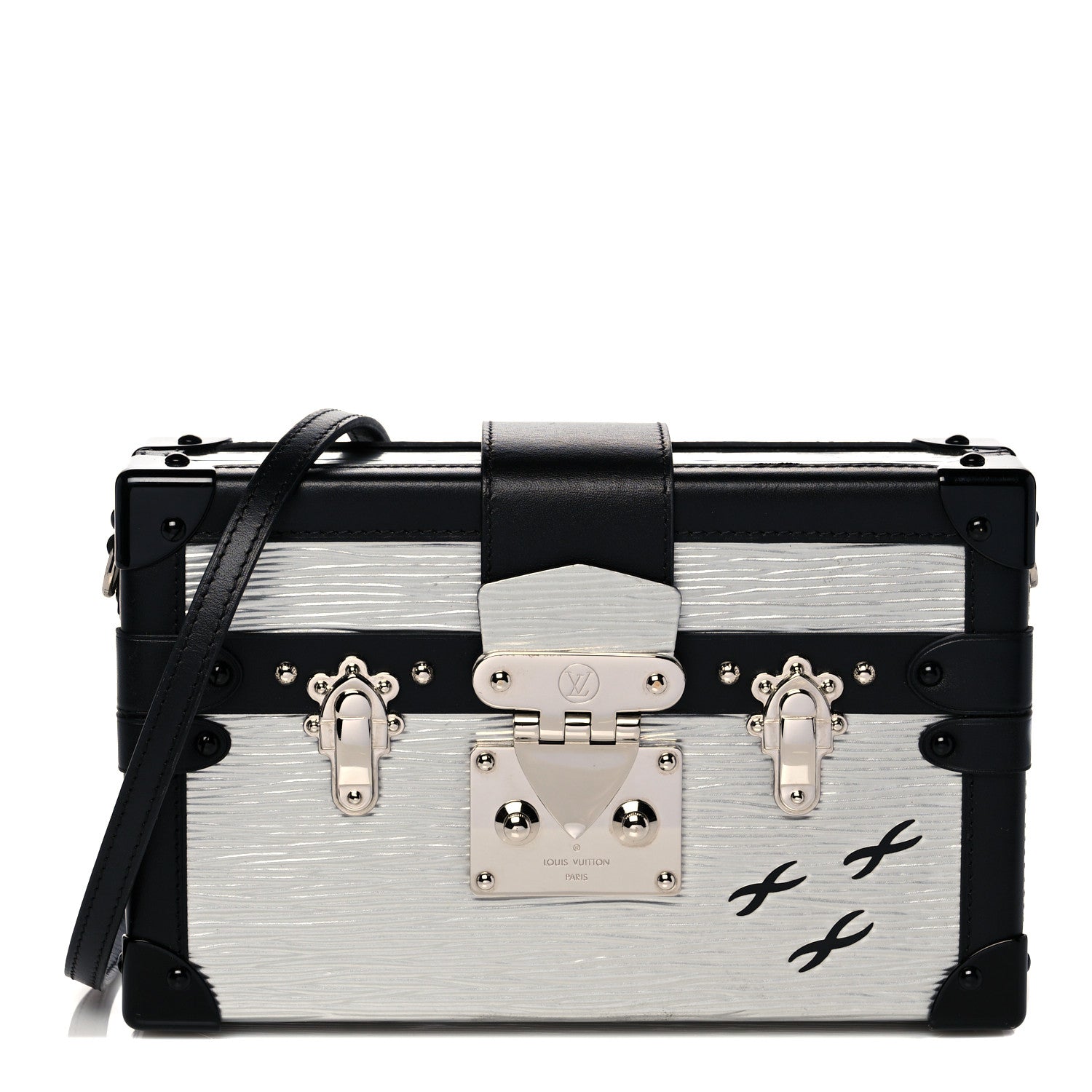Louis Vuitton Epi Petite Malle Silver 1 of 11
