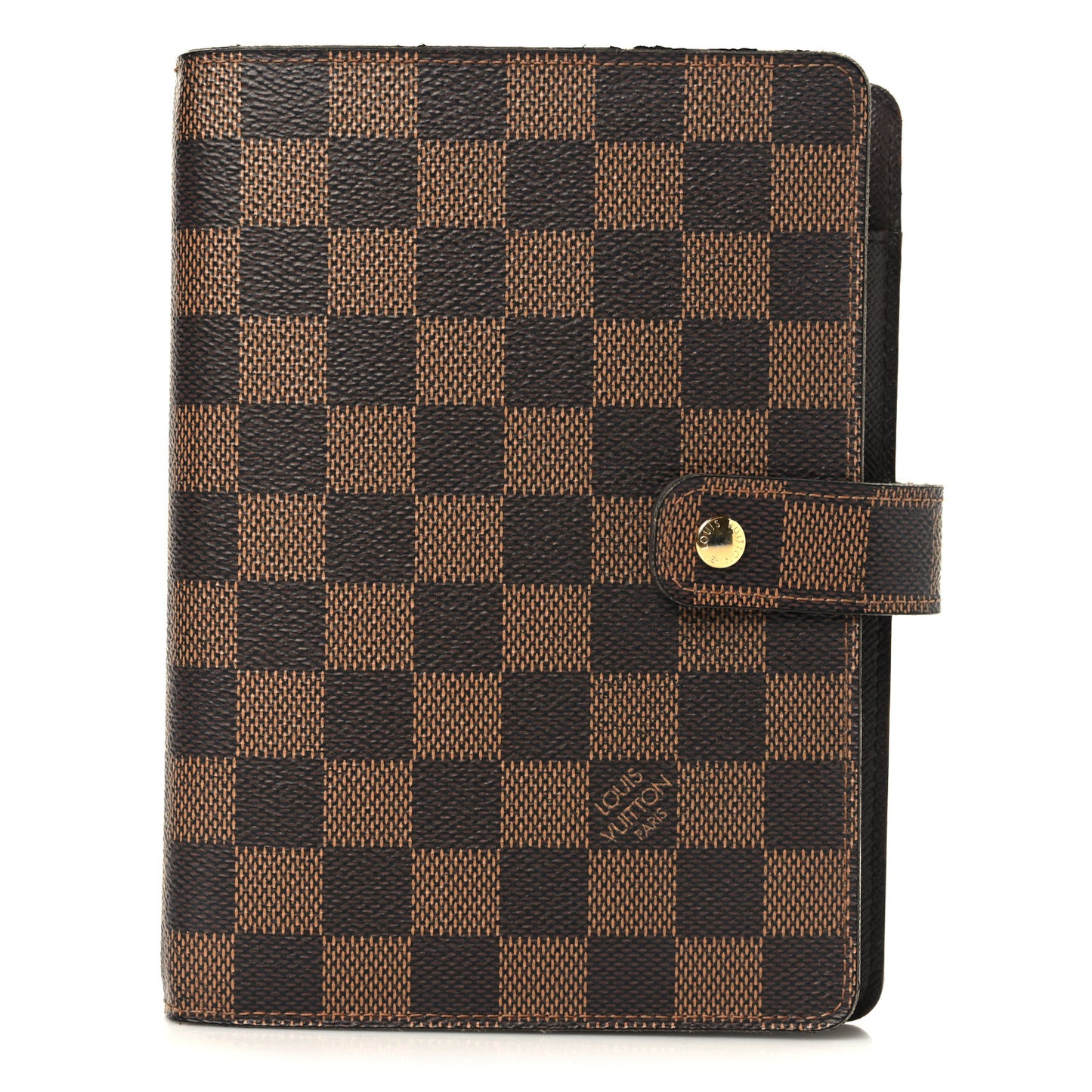 Damier Ebene Medium Ring Agenda Cover