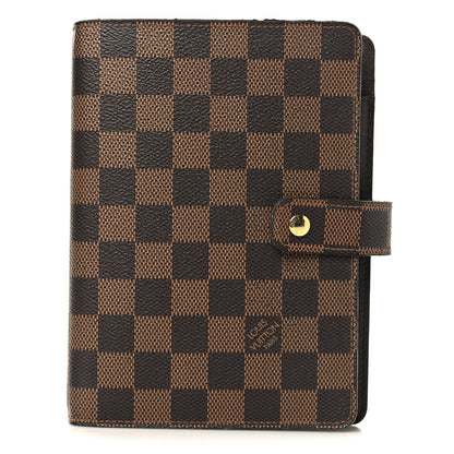 Louis Vuitton Damier Ebene Medium Ring Agenda Cover 1 of 8