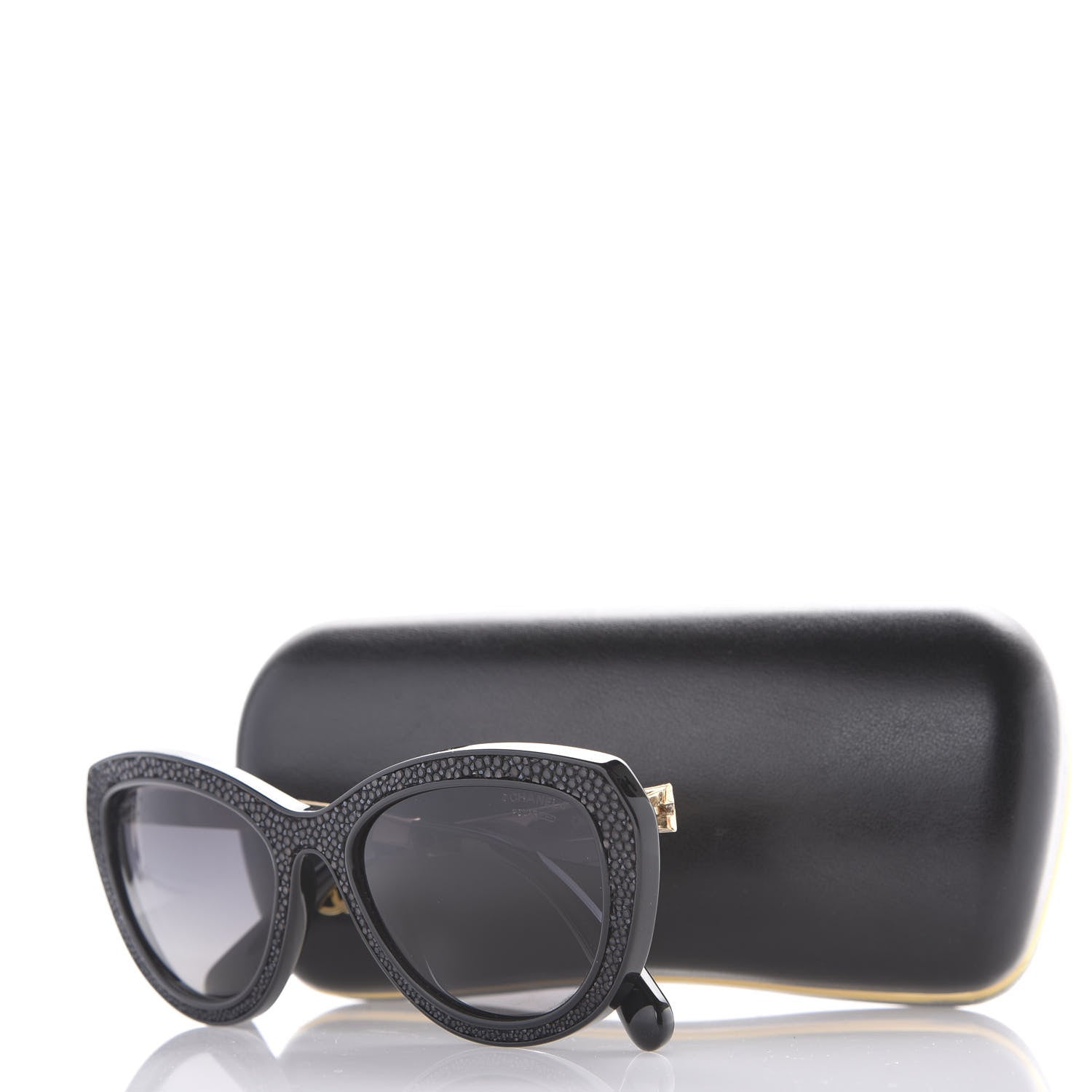 Chanel Stingray CC Polarized Sunglasses 6046-Q Black 7 of 7
