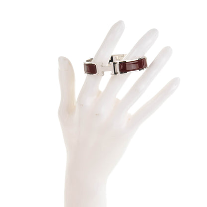 Hermes Enamel Narrow Clic Clac H Bracelet PM Cacao 2 of 5