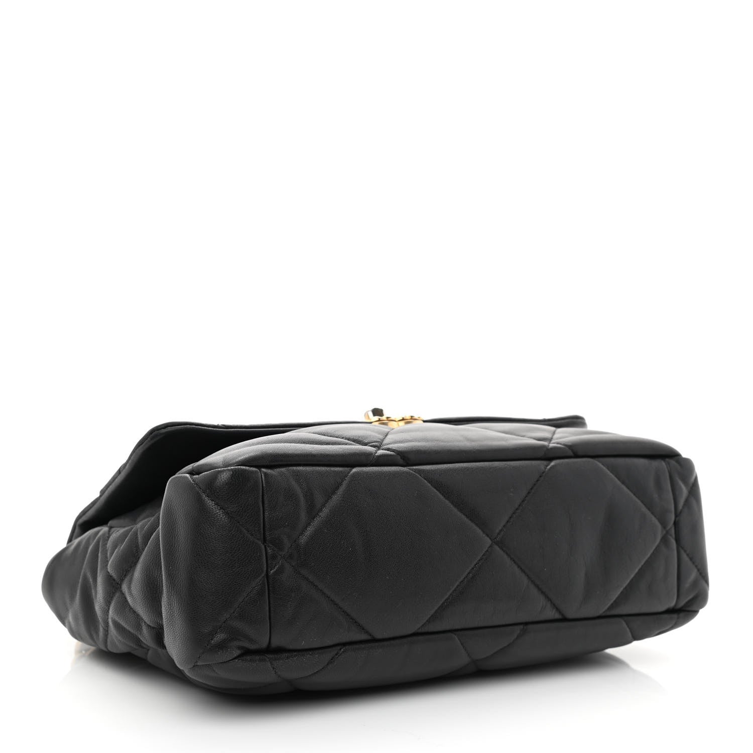 Chanel Lambskin Quilted Large Chanel 19 Flap Black 4 of 10