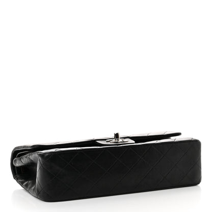 Chanel Lambskin Quilted Medium Double Flap Black 4 of 18