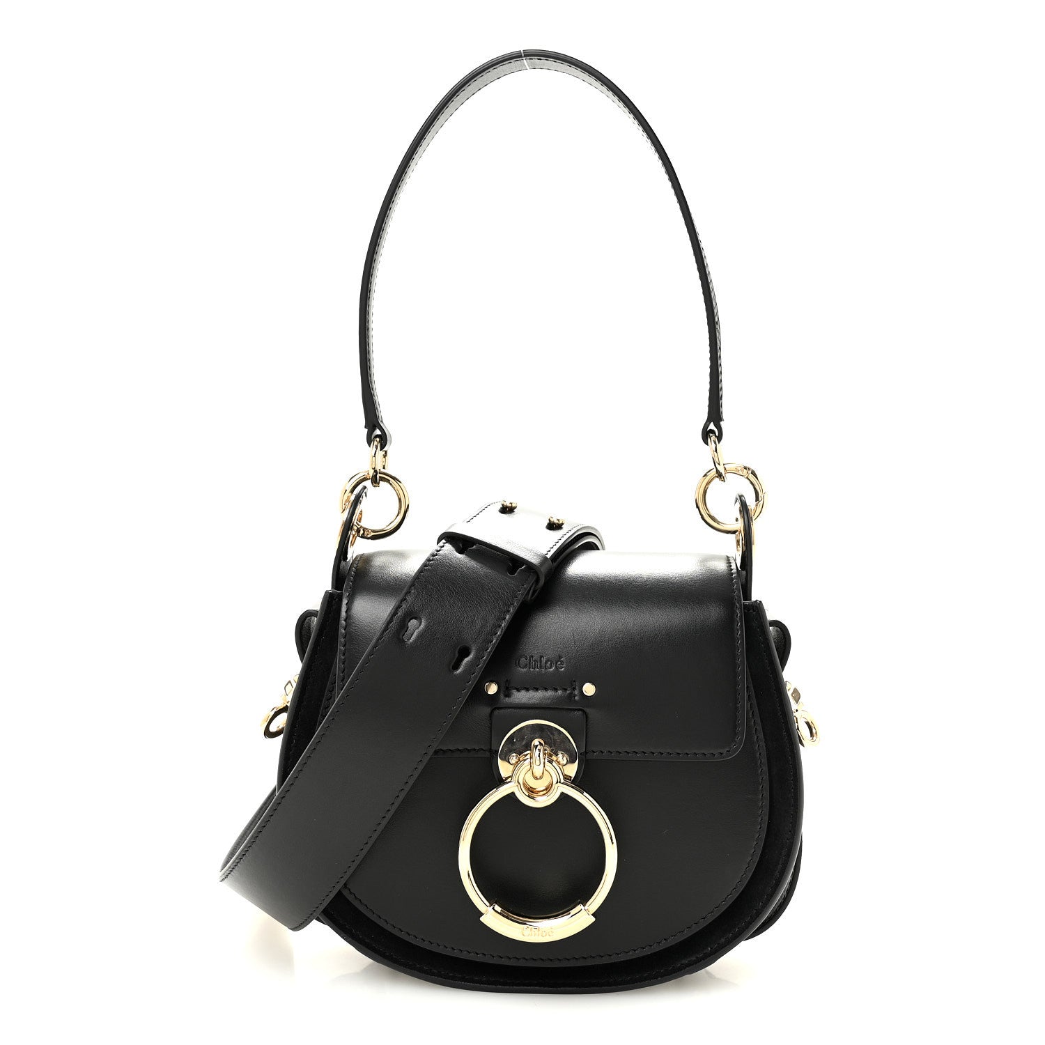 Chloe Calfskin Small Tess Bag Black 1 of 8