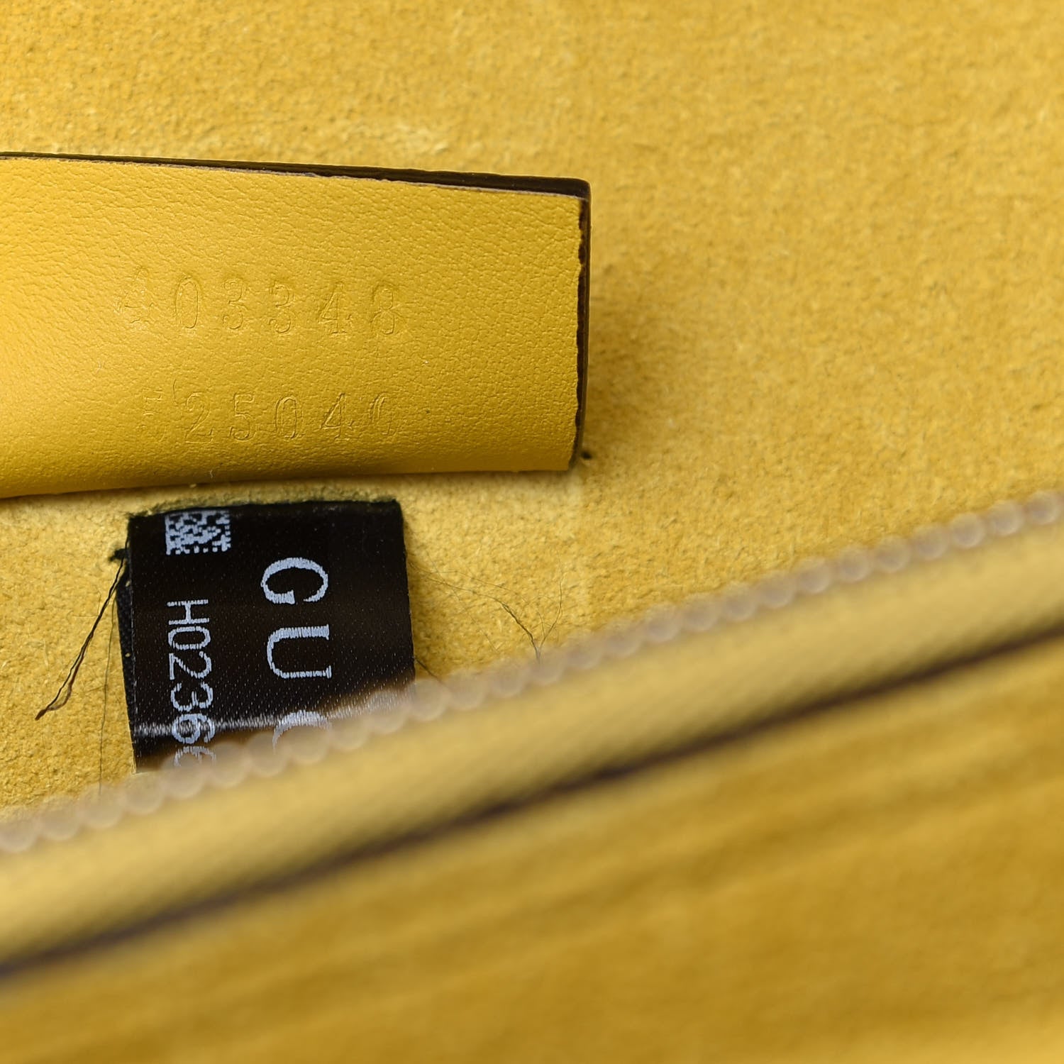 Gucci GG Supreme Monogram Crystal Bow Embroidered Medium Dionysus Shoulder Bag Yellow 9 of 10
