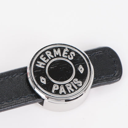 Hermes Chamonix Looping Interchangeable Bracelet S Black Rose Shocking 4 of 7