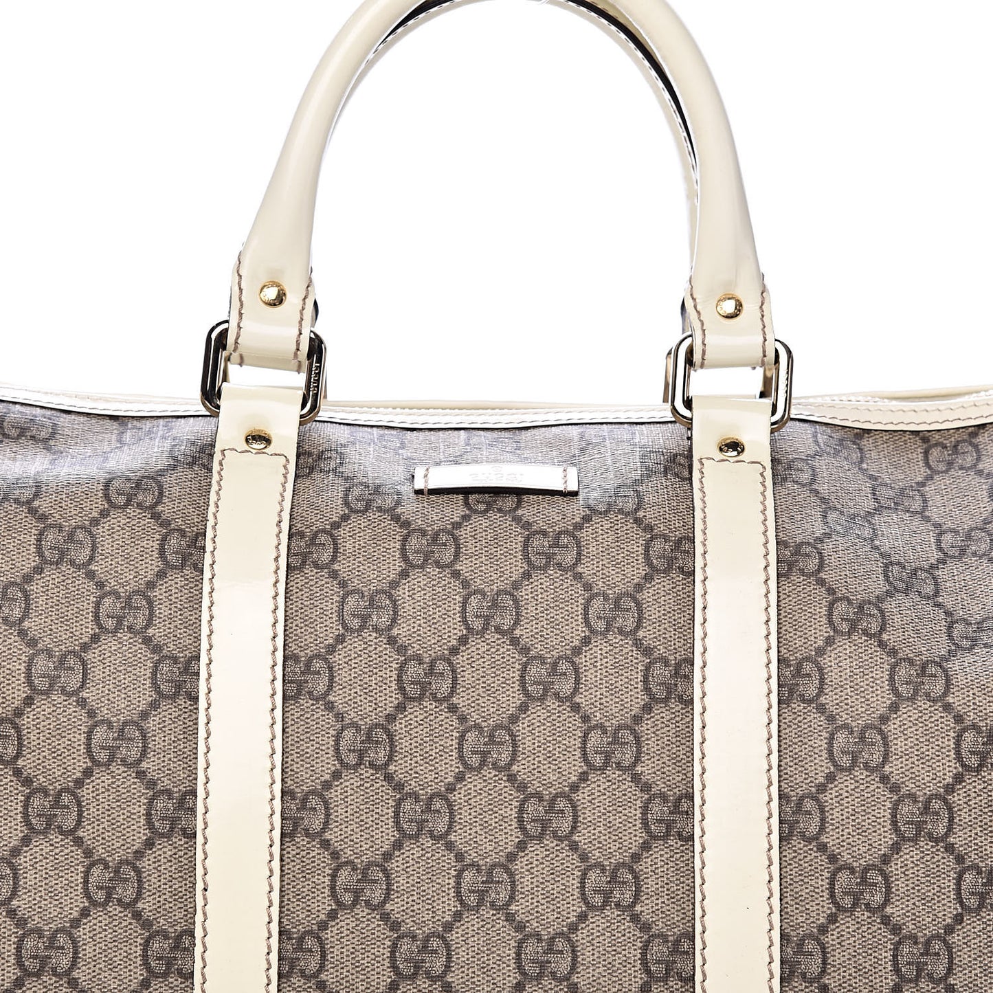 GG Plus Monogram Medium Joy Boston Off White