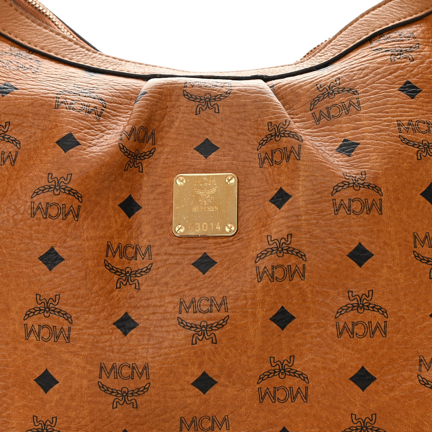 MCM Visetos Hobo Cognac 7 of 16