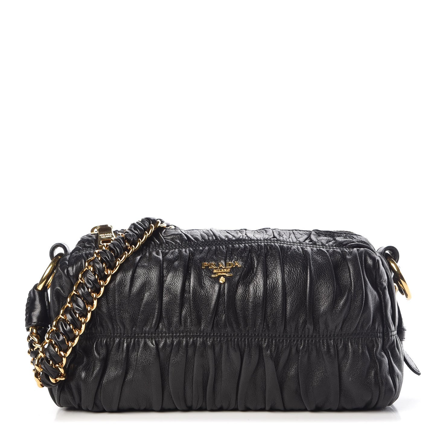 Nappa Gaufre Mini Bag Black