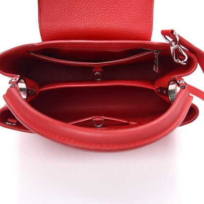 Louis Vuitton Taurillon Capucines MM Rubis 5 of 10