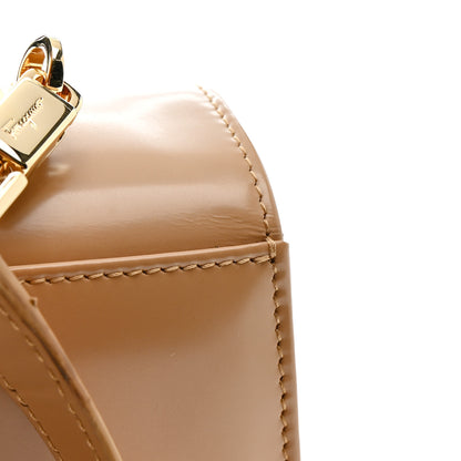 Salvatore Ferragamo Brushed Off Calfskin Iconic Large Top Handle Bag Camel 12 of 15