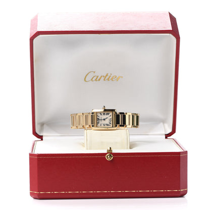 Cartier 18K Yellow Gold 20mm Tank Francaise Quartz Watch 6 of 6
