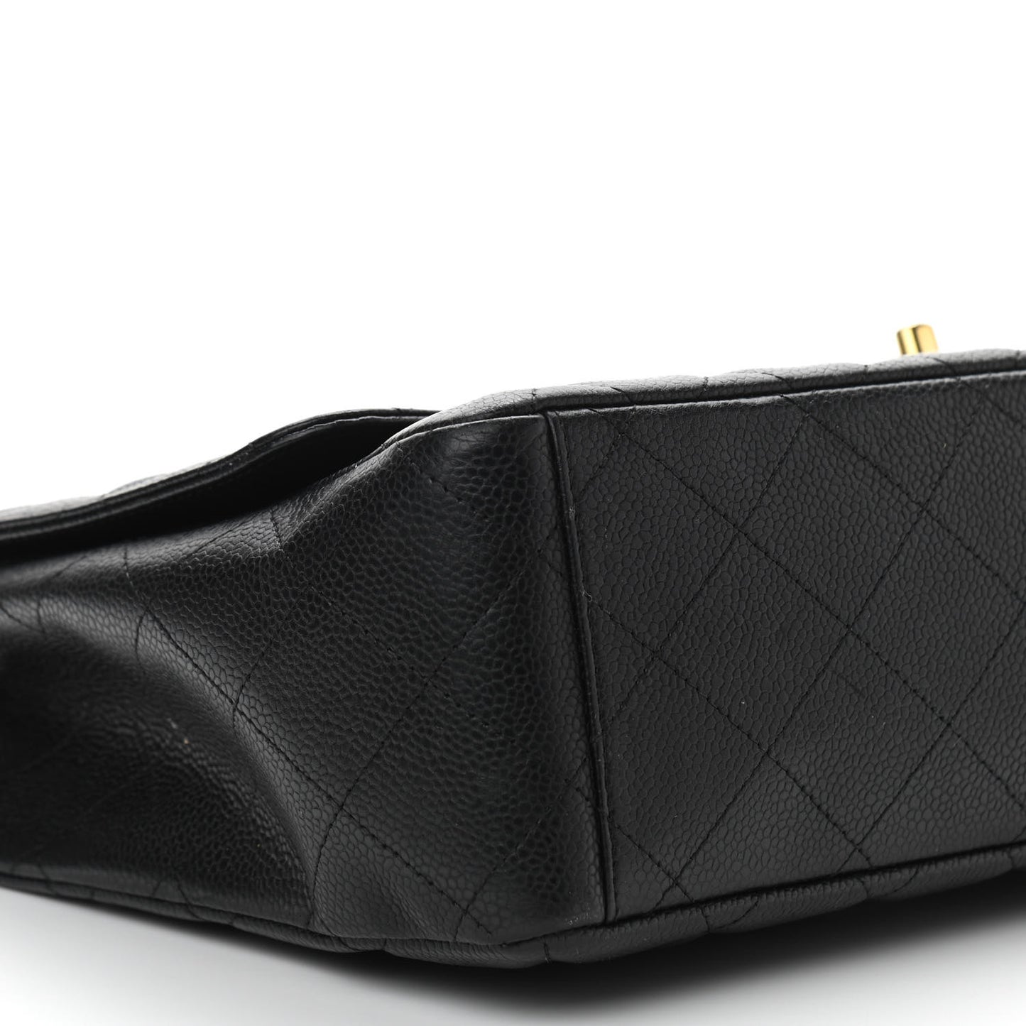 Caviar Quilted Maxi Single Flap Black