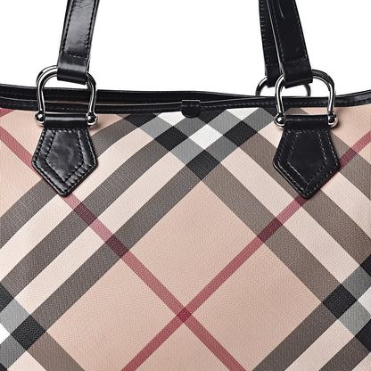 Burberry Nova Check Large Nickie Tote Black 14 of 14