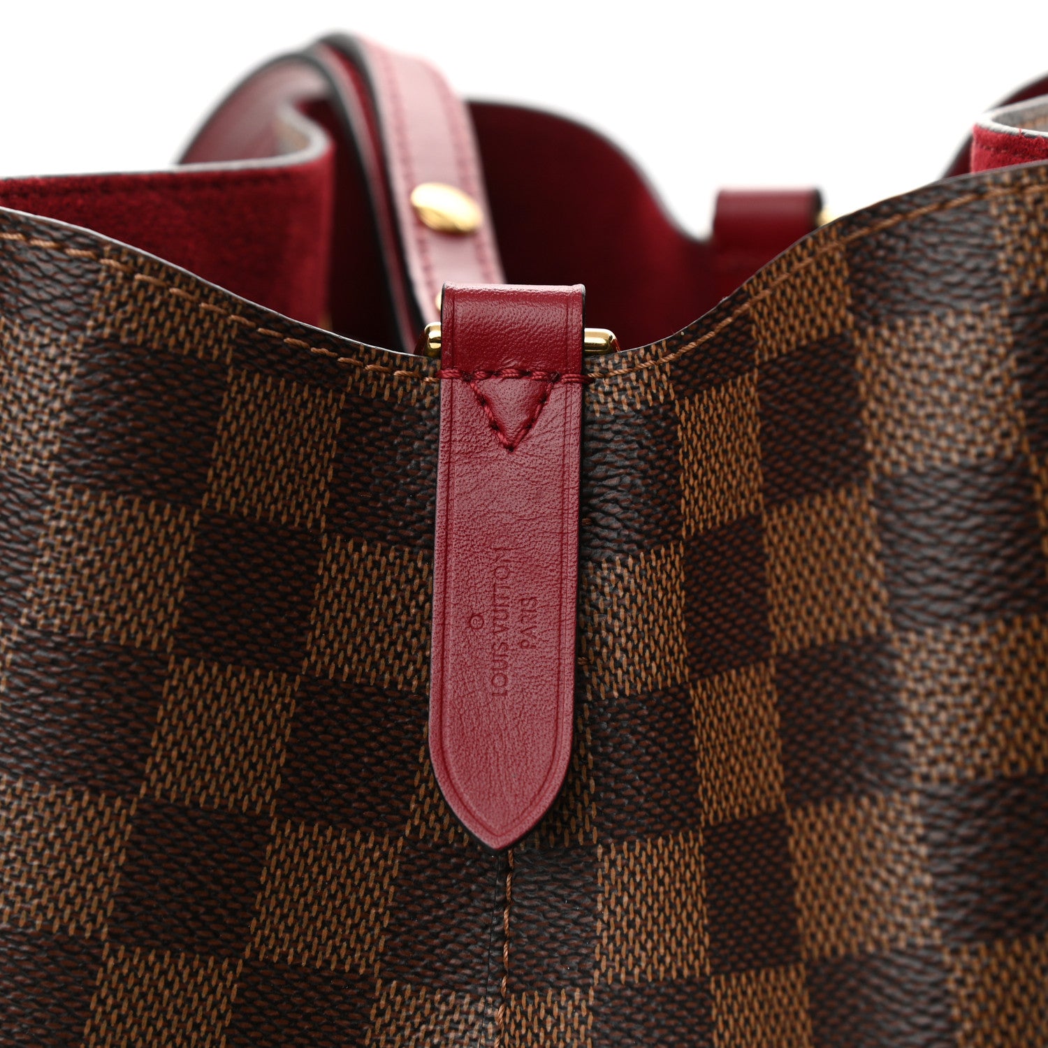 Louis Vuitton Damier Ebene Neonoe MM Cherry Berry 6 of 8