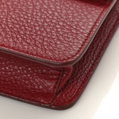 Jimmy Choo Grainy Pebbled Calfskin Rebel Crossbody Bag Pomerol 8 of 8