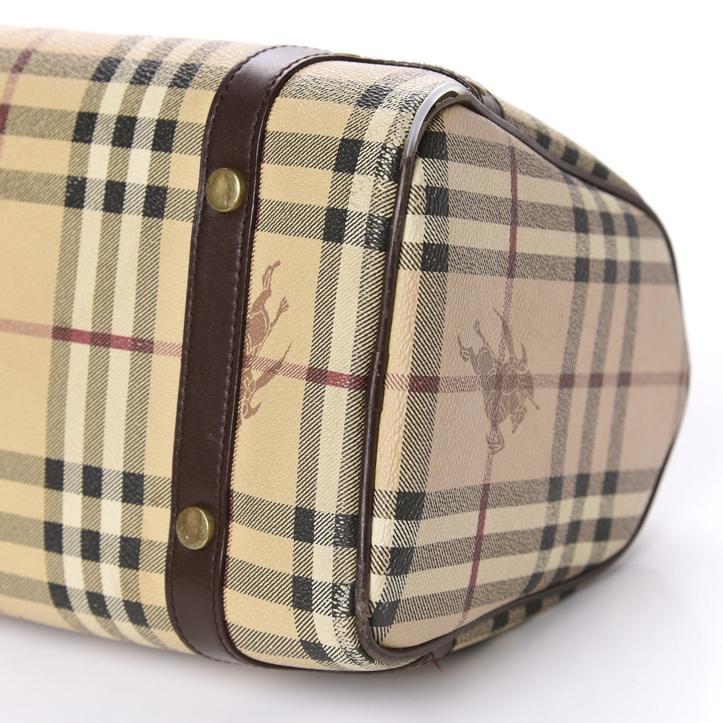 Haymarket Check Studded Bowler Brown