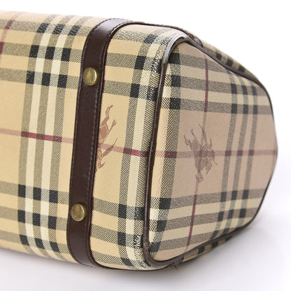 Burberry Haymarket Check Studded Bowler Brown 7 of 21