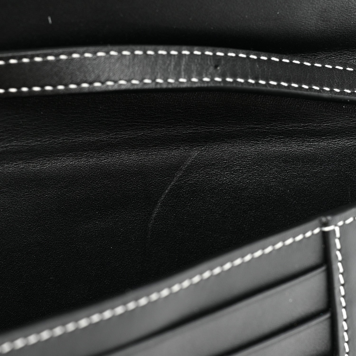 Loewe Soft Calfskin Heel Bag Black Soft White 10 of 10