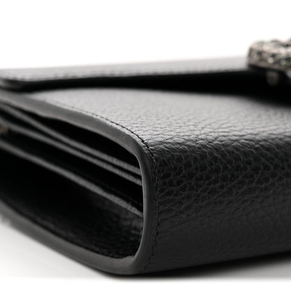 Gucci Calfskin Mini Dionysus Chain Wallet Black 8 of 11