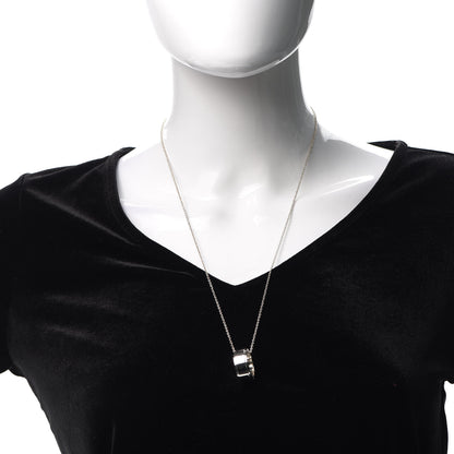 Tiffany Sterling Silver Open Ring Pendant Necklace 2 of 7