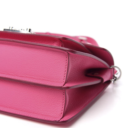 MCM Grained Calfskin Small Patricia Crossbody Sugar Pink 7 of 11