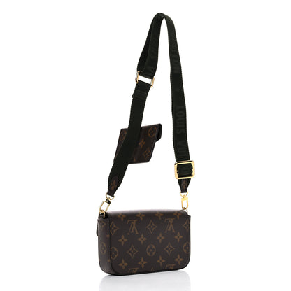 Louis Vuitton Monogram Felicie Strap & Go Kaki 3 of 8