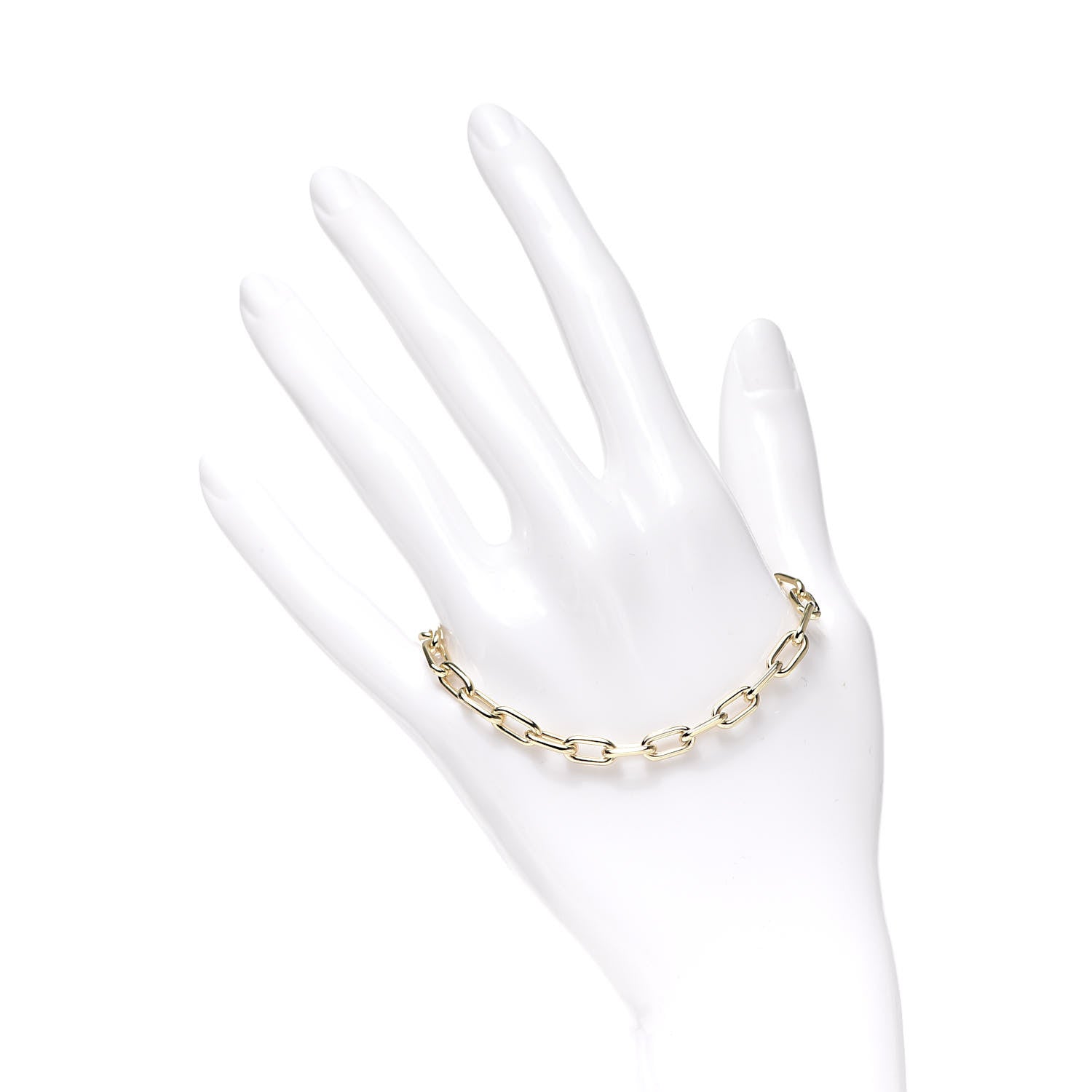 Cartier 18K Yellow Gold Spartacus Link Chain Bracelet 2 of 6