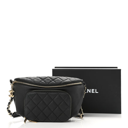 Chanel Caviar Quilted Business Affinity Waist Belt Bag Black 11 of 11