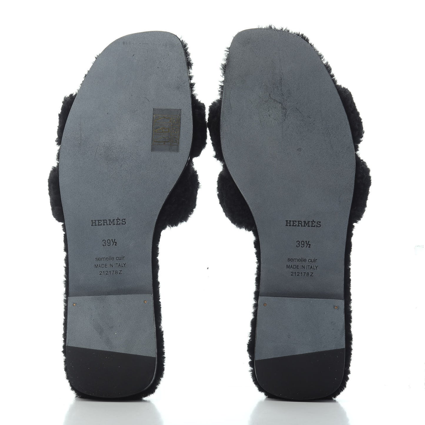 Woolskin Oran Sandals 39.5 Black