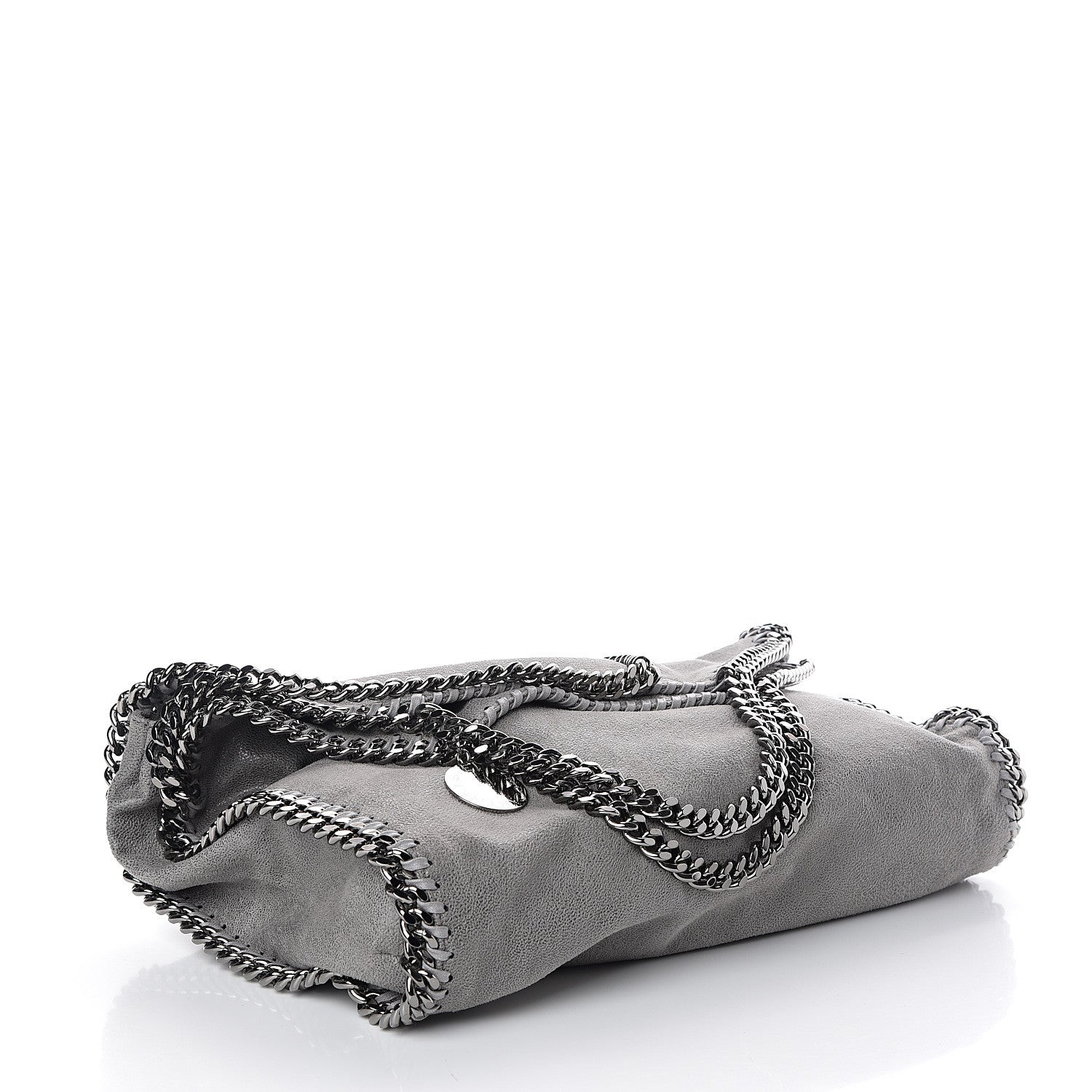 Stella McCartney Shaggy Deer Falabella Fold Over Tote Grey 3 of 8