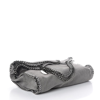Stella McCartney Shaggy Deer Falabella Fold Over Tote Grey 3 of 8