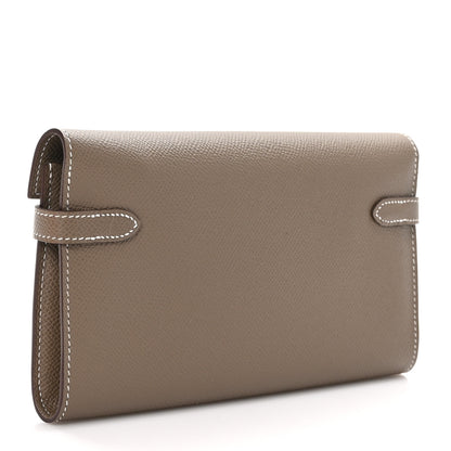Hermes Epsom Kelly Longue Wallet Etoupe 3 of 13