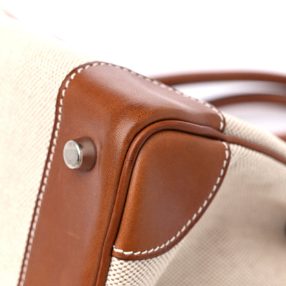 Hermes Toile Barenia Birkin 35 Fauve 11 of 13