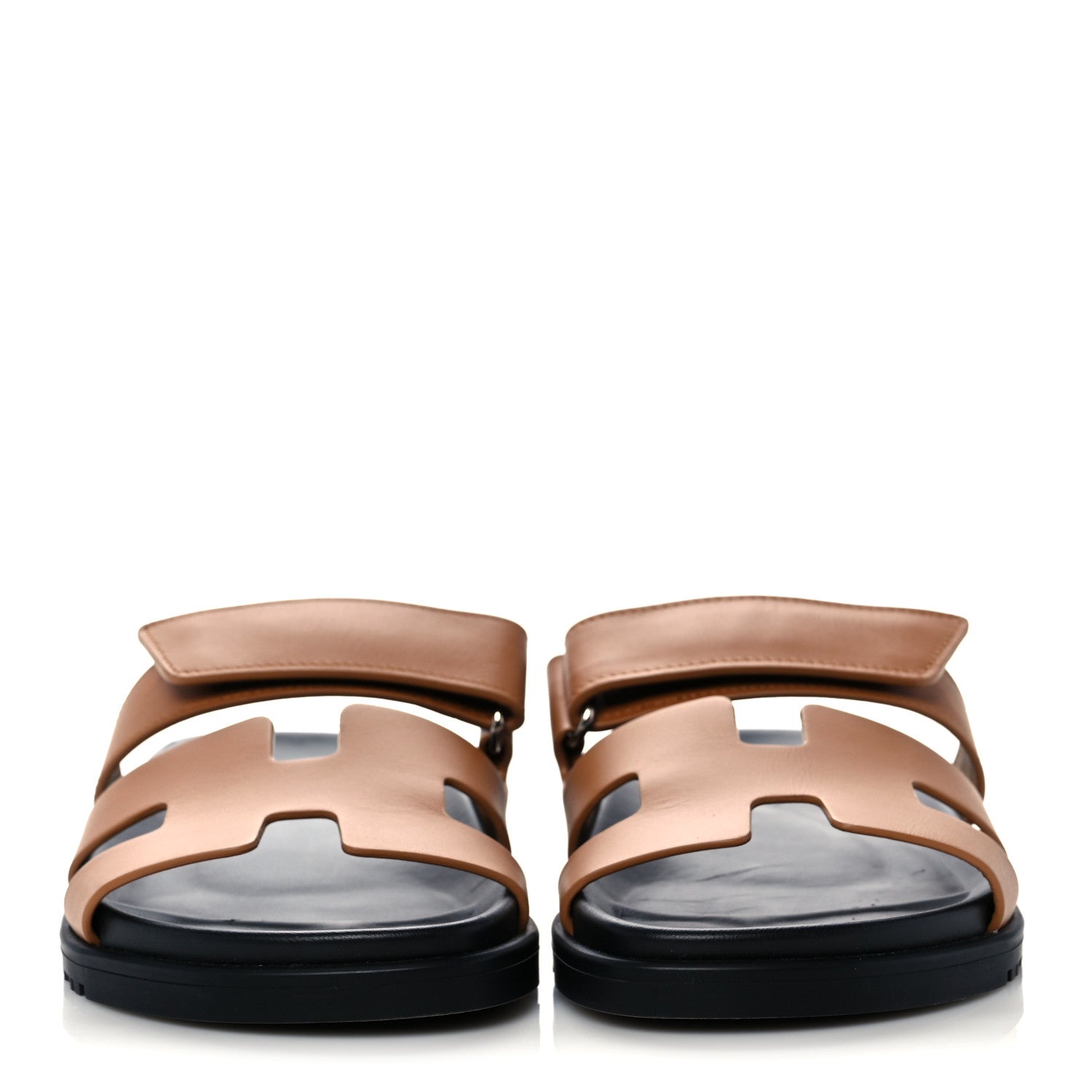 Hermes Calfskin Womens Chypre Sandals 36 Gold 2 of 10