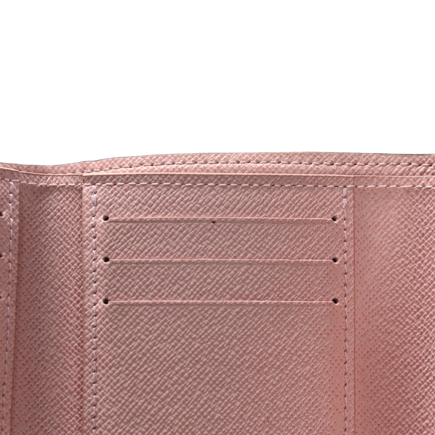 Louis Vuitton Damier Ebene Victorine Wallet Rose Ballerine 12 of 12