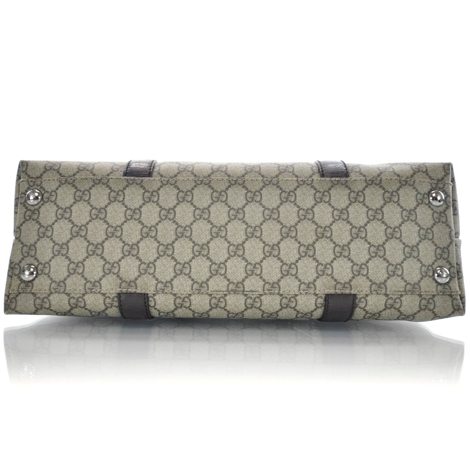 Gucci GG Plus Monogram Medium Joy Tote Dark Brown 6 of 10