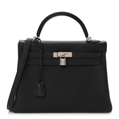 Hermes Togo Kelly Retourne 32 Black 1 of 12