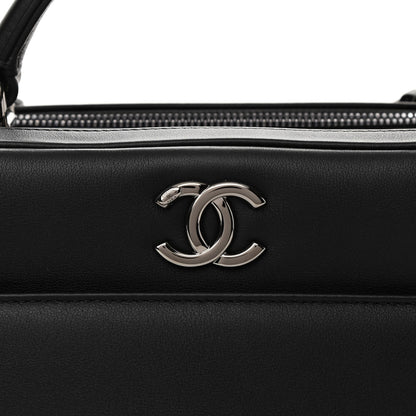 Chanel Calfskin Small Trendy CC Bowling Bag Black 11 of 11
