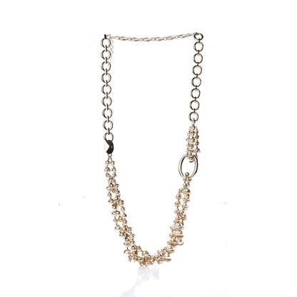 Christian Dior Pearl Mise en Dior Multi Strand Necklace Gold 3 of 7