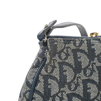Christian Dior Monogram Mini Saddle Pochette Navy 12 of 14