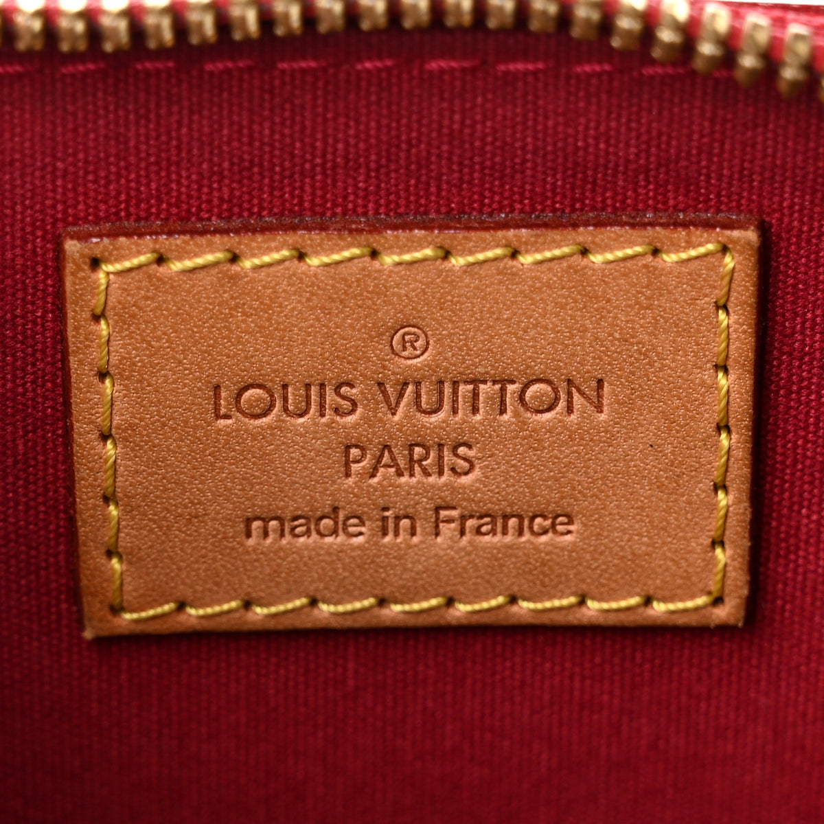 Louis Vuitton Vernis Alma BB Cherry 6 of 9