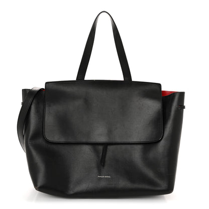 Mansur Gavriel Calfskin Lady Bag Black Flamma 1 of 15