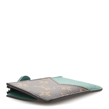 Louis Vuitton Monogram Zipped Romy Card Holder Borneo Green 4 of 7
